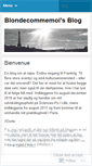 Mobile Screenshot of blondecommemoi.wordpress.com