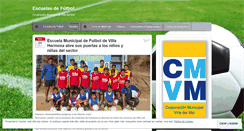 Desktop Screenshot of escuelasdefutbol.wordpress.com