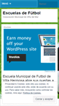Mobile Screenshot of escuelasdefutbol.wordpress.com