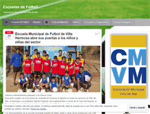 Tablet Screenshot of escuelasdefutbol.wordpress.com