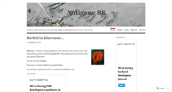 Desktop Screenshot of antigone88.wordpress.com