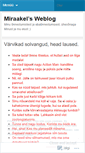 Mobile Screenshot of miraakel.wordpress.com