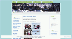 Desktop Screenshot of goaupairalaska.wordpress.com