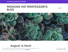 Tablet Screenshot of mhmontessori.wordpress.com
