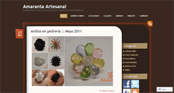 Desktop Screenshot of amarantaaccesorios.wordpress.com