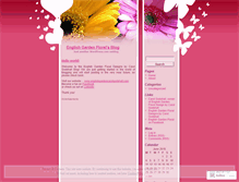 Tablet Screenshot of englishgardenfloral.wordpress.com