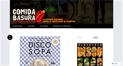 Desktop Screenshot of comidabasurablog.wordpress.com