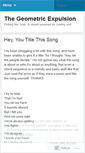 Mobile Screenshot of geometricexpulsion.wordpress.com