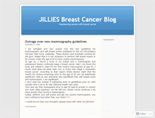 Tablet Screenshot of jillies.wordpress.com