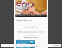 Tablet Screenshot of erinsbeautysalon.wordpress.com