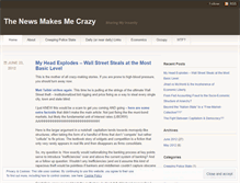 Tablet Screenshot of newsmakesmecrazy.wordpress.com