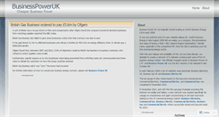 Desktop Screenshot of businesspoweruk.wordpress.com