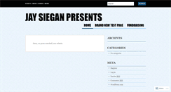 Desktop Screenshot of jaysiegan.wordpress.com