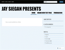 Tablet Screenshot of jaysiegan.wordpress.com