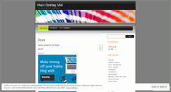 Desktop Screenshot of hacibektasvelidensecmeler.wordpress.com