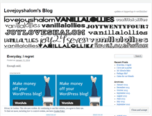 Tablet Screenshot of joytwentyfourseven.wordpress.com