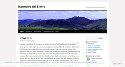 Desktop Screenshot of naturalesdelsierro.wordpress.com