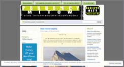 Desktop Screenshot of pogromcymitow.wordpress.com