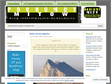 Tablet Screenshot of pogromcymitow.wordpress.com