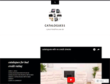 Tablet Screenshot of catalogues1.wordpress.com