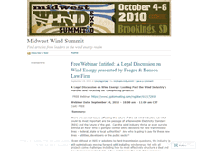 Tablet Screenshot of midwestwindsummit.wordpress.com