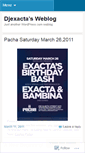 Mobile Screenshot of djexacta.wordpress.com