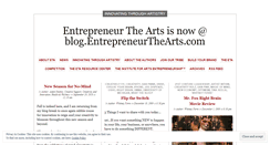 Desktop Screenshot of entrepreneurthearts.wordpress.com