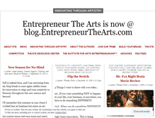 Tablet Screenshot of entrepreneurthearts.wordpress.com