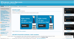 Desktop Screenshot of kluwan.wordpress.com