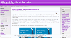 Desktop Screenshot of lifespirtualcoaching.wordpress.com