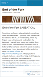 Mobile Screenshot of endofthefork.wordpress.com