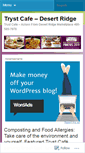Mobile Screenshot of desertridgecafe.wordpress.com
