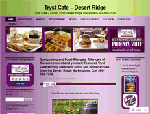 Tablet Screenshot of desertridgecafe.wordpress.com