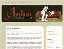 Tablet Screenshot of antontheillustratednovel.wordpress.com