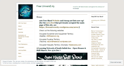 Desktop Screenshot of freeuniverseity.wordpress.com