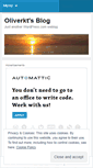 Mobile Screenshot of oliverkt.wordpress.com