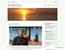 Tablet Screenshot of oliverkt.wordpress.com