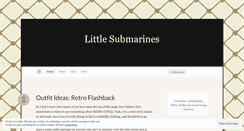 Desktop Screenshot of littlesubmarines.wordpress.com