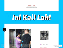 Tablet Screenshot of fahmifadzil.wordpress.com