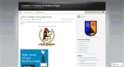 Desktop Screenshot of caballerossierranegra.wordpress.com