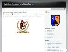 Tablet Screenshot of caballerossierranegra.wordpress.com