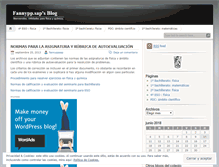 Tablet Screenshot of fannyppsap.wordpress.com