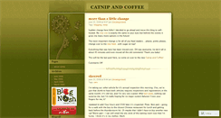 Desktop Screenshot of catnipandcoffee.wordpress.com