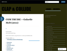 Tablet Screenshot of clapandcollide.wordpress.com