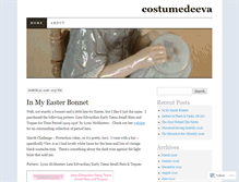 Tablet Screenshot of costumedeeva.wordpress.com