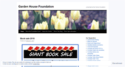 Desktop Screenshot of gardenhousefoundation.wordpress.com