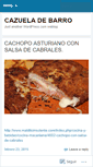 Mobile Screenshot of cazueladebarro.wordpress.com