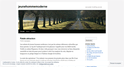 Desktop Screenshot of jeunehommemoderne.wordpress.com