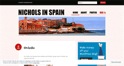 Desktop Screenshot of nicholsinspain.wordpress.com