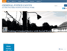 Tablet Screenshot of criminaljusticecaucus.wordpress.com